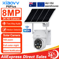 8MP 2K HD WIFI Wireless PTZ Solar Cctv Camera Battery Powered Outdoor IP65 Waterproof IP Security Iphone Camera PIR Night Vision