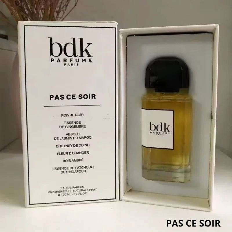 Luxury Perfume Men Women Long Lasting Cherry Pink Pepper Fragrance Black Vanilla Tonka Bean Amber Body Spray Parfum 100ml