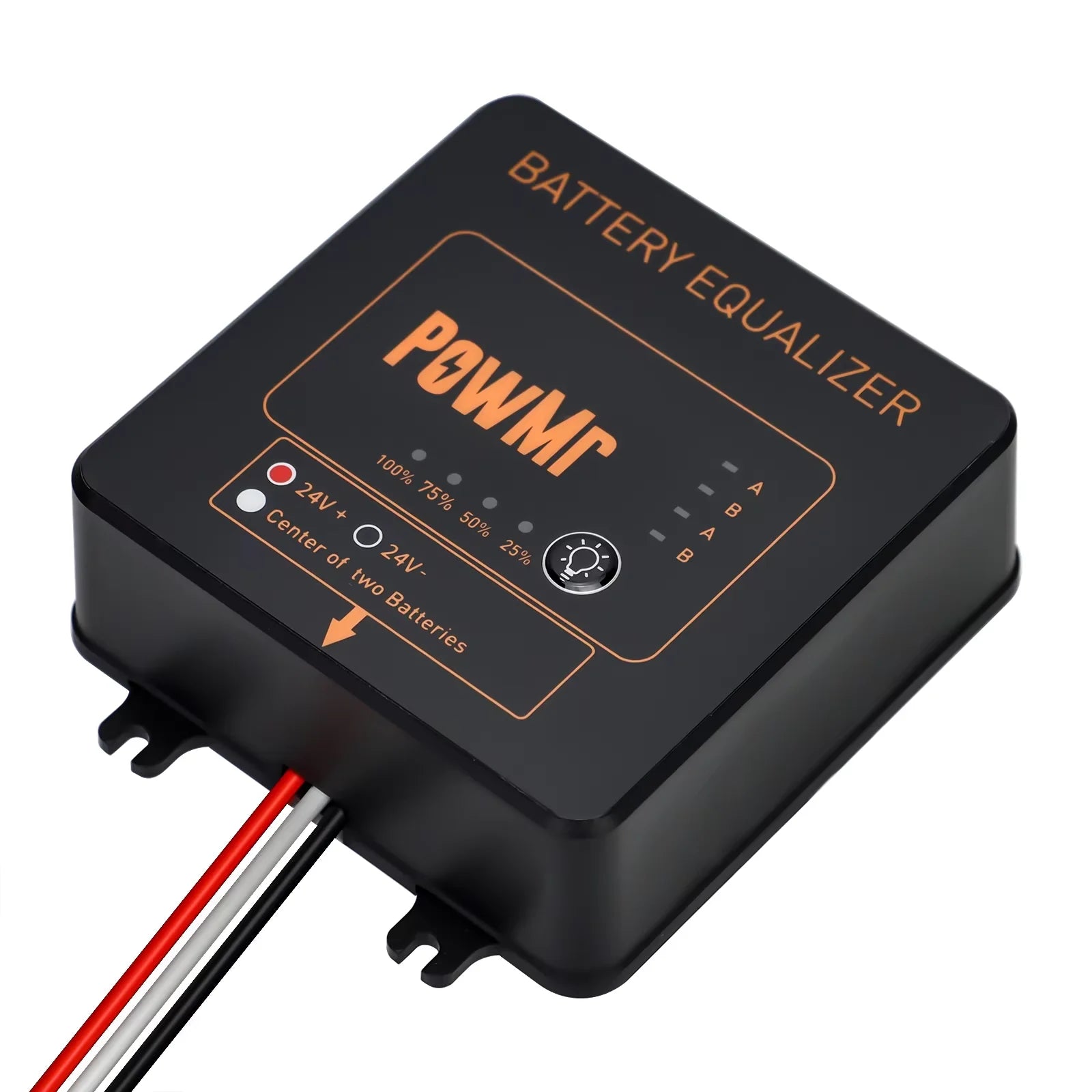 PowMr Battery Equalizer Battery Balancer for 24V 36V 48V System Solar Charge Controller for Gel Flood AGM Lead Acid Batteries