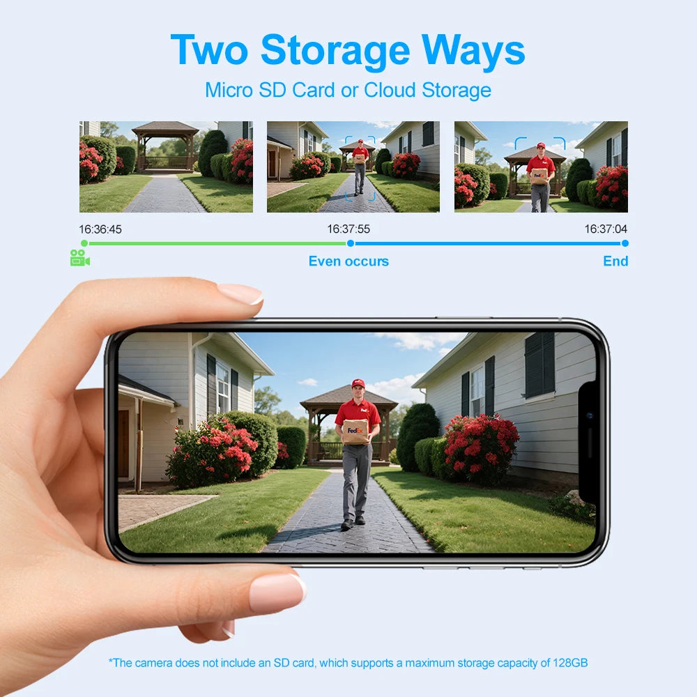 8MP 2K HD WIFI Wireless PTZ Solar Cctv Camera Battery Powered Outdoor IP65 Waterproof IP Security Iphone Camera PIR Night Vision