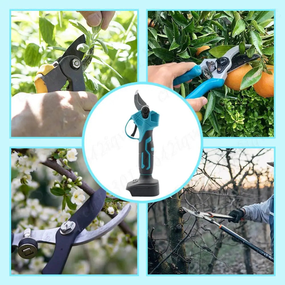 Electric Pruning Shears Garden Tools Brushless For Makita 21V Battery Electric Garden Scissor Tree Branch Pruner Without Battery