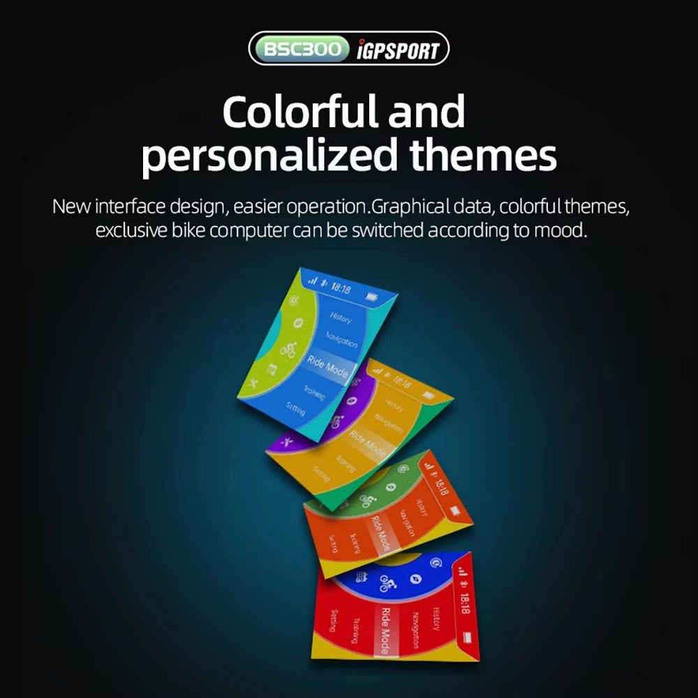 iGPSPORT BSC300 Bike Computer GPS Global ANT+ Sensors Bicycle Odometer Navigation Support Electronic Shifting Smart Trainer